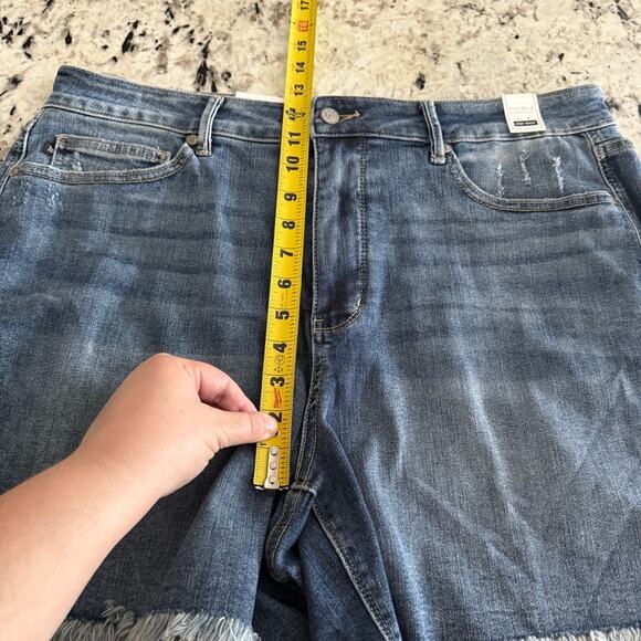 Judy Blue Curvy Lilly Tummy Control High Rise Shorts 2XL NWOT JB150235 MD-CO - Picture 10 of 13